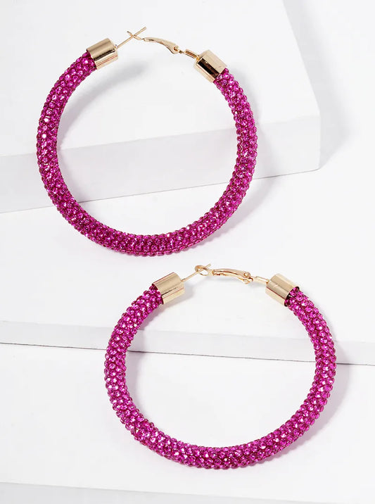 Rhinestone Tube - Pink