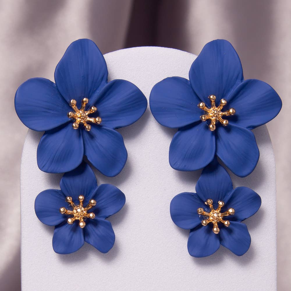 Island Bloom Drops - Blue