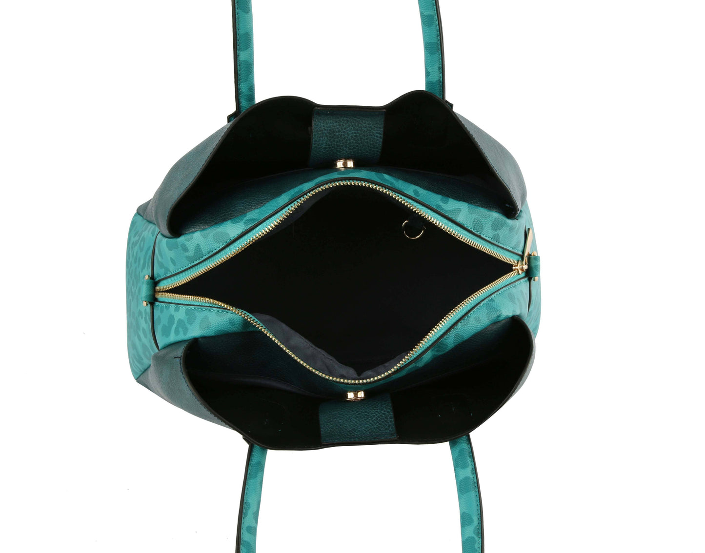 Top Handle Satchel Hobo Bag Set: FUSHIA