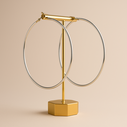 Round and Round Hoops - Silver