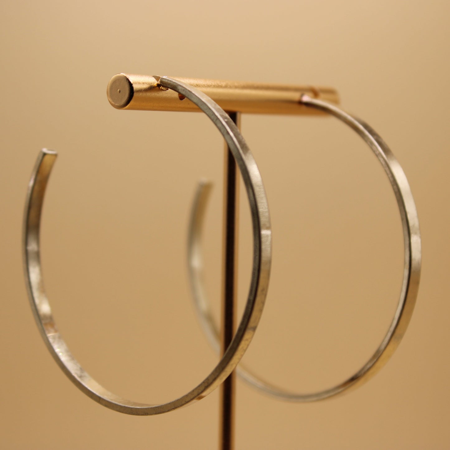 Open Hoop Earrings - Gold