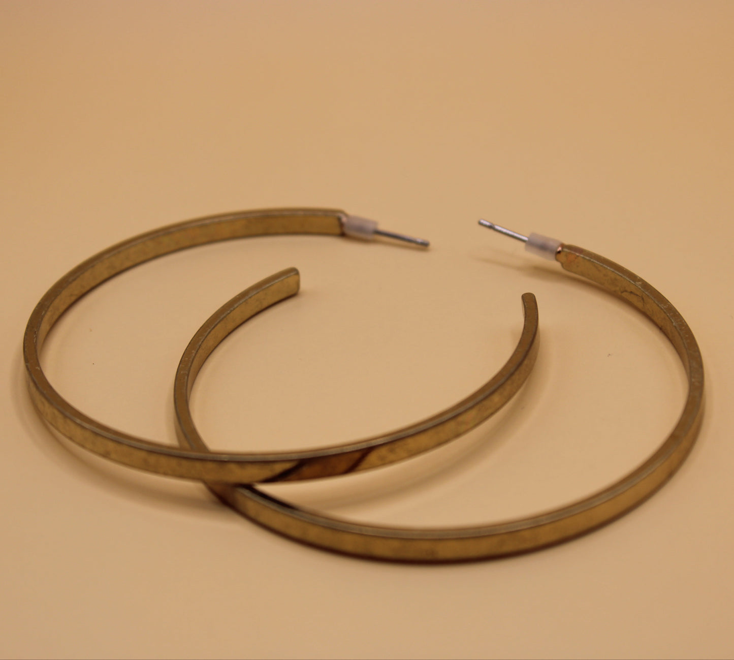 Open Hoop Earrings - Gold