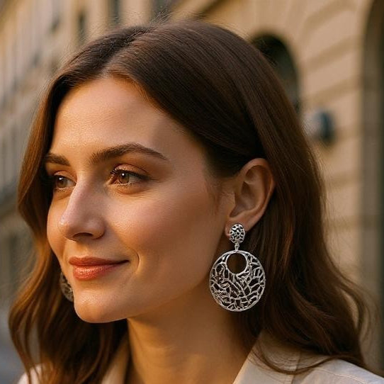 Moonlight Filigree Clip-Ons