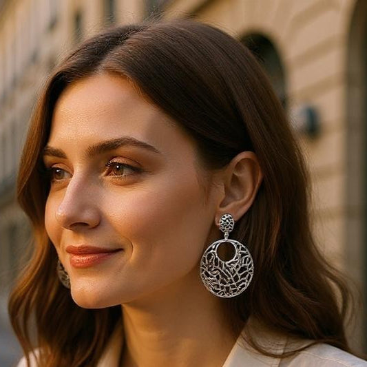 Moonlight Filigree Clip-Ons