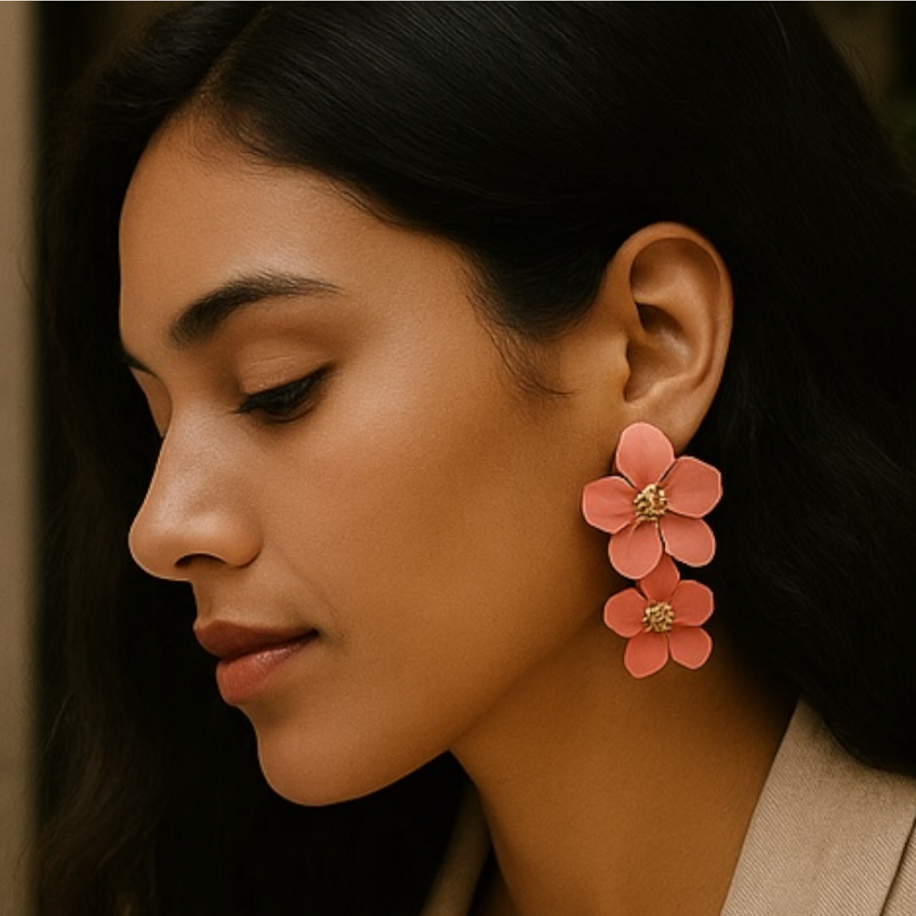 Island Bloom Drops - Pink